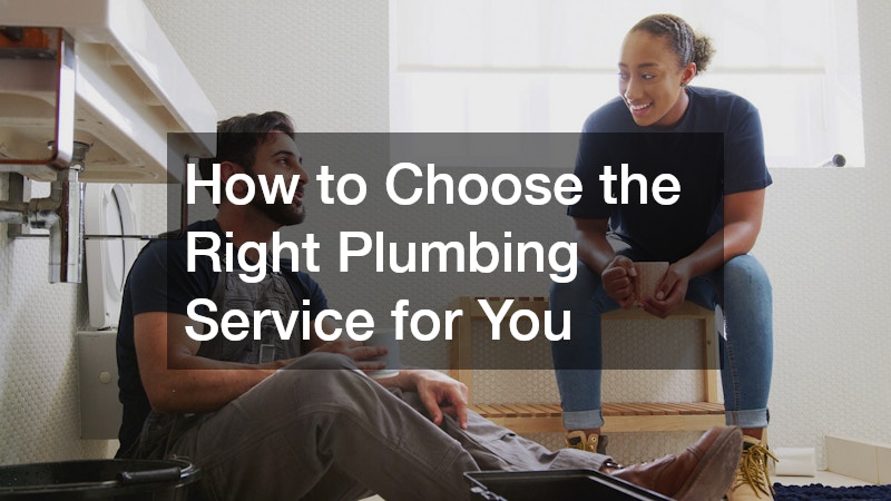 How to Choose the Right Plumbing Service for You